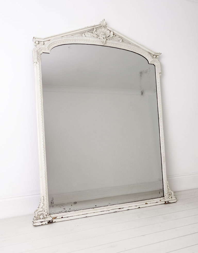 Antique large mirror English circa 1880