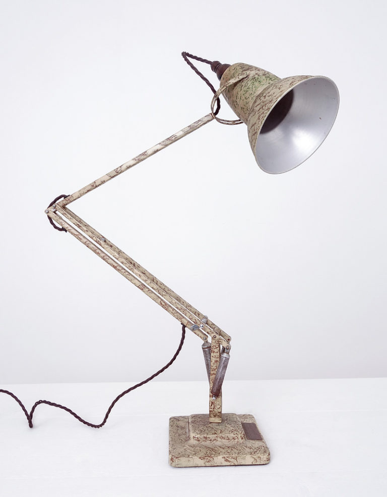 Original scumble finished anglepoise lamp, 1227 model English 1961.