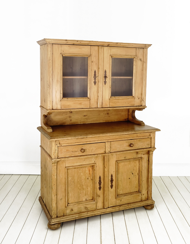 Large antique pine dresser circa 1900.